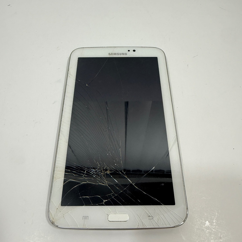 Samsung Galaxy Tab 3 7.0 SM-T217S 16GB White Fair Cracked Screen For Parts